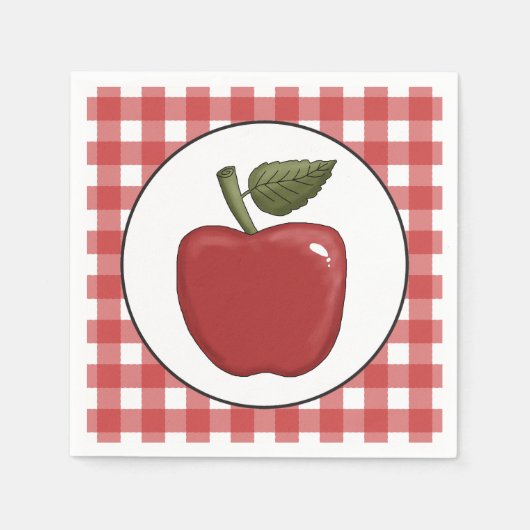 serviettes en papier de fruits à la pomme de campa (Devant)