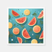 serviettes en papier de fruits mignons (Devant)