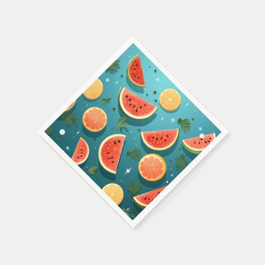 serviettes en papier de fruits mignons (Coin)