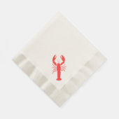 serviettes en papier de homard rouge (Coin)