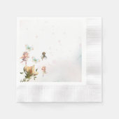 Serviettes en papier de jardin laiteux (Devant)