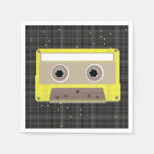 Serviettes en papier de la casette de musique (Devant)