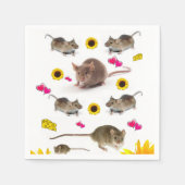 Serviettes en papier de moulage de tournesol (Devant)