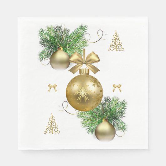 Serviettes en papier de Noël (Devant)