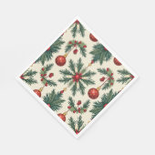 Serviettes en papier de Noël, déjeuner standard (Coin)
