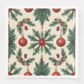 Serviettes en papier de Noël, Dîner standard (Devant)