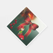 serviettes en papier de Noël, elfe (Coin)