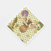 serviettes en papier de Noël, Joyeux ange en or (Coin)