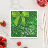 Serviettes en papier de Noël, Joyeux Noël (En situation)