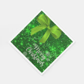 Serviettes en papier de Noël, Joyeux Noël (Coin)