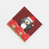 serviettes en papier de Noël, pingouin (Coin)