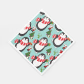 serviettes en papier de Noël, pingouin (Coin)
