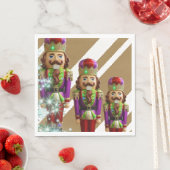 Serviettes en papier de Noël, Soldat (En situation)