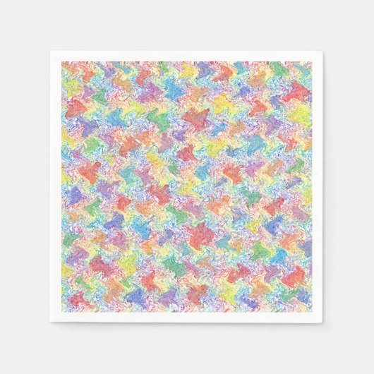 Serviettes en papier de palette pour artiste (Devant)