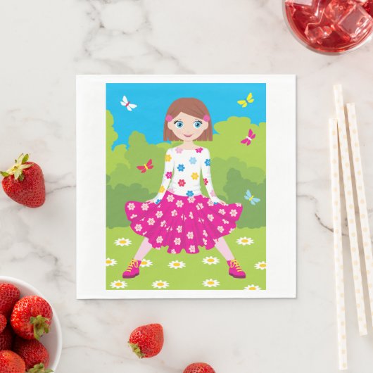 Serviettes En Papier De Parc (En situation)