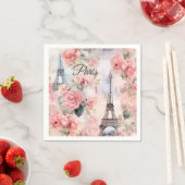 Serviettes en papier de Paris (En situation)