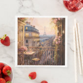 Serviettes en papier de Paris (En situation)