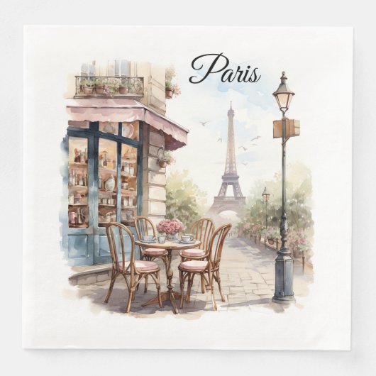 Serviettes en papier de Paris (Devant)