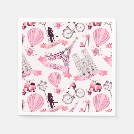 Serviettes en papier de Paris, Articles de fête de (Devant)