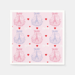 Serviettes en papier de Paris, Fête de la Tour Eif