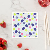 Serviettes en papier de pickleball (En situation)