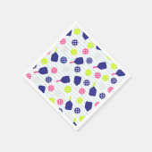 Serviettes en papier de pickleball (Coin)