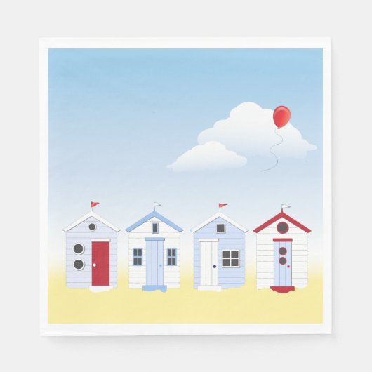 Serviettes en papier de plage (Devant)