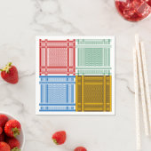 Serviettes en papier de Shemagh arabe (En situation)