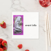 serviettes en papier de sirène (En situation)