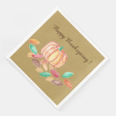 Serviettes en papier de Thanksgiving (Coin)