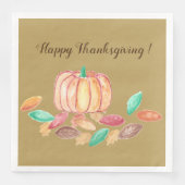 Serviettes en papier de Thanksgiving (Devant)