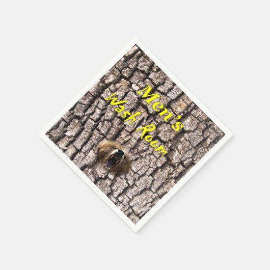 Serviettes en papier de toilette pour hommes (Coin)