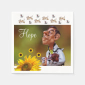Serviettes en papier de tournesol vétérinaire (Devant)