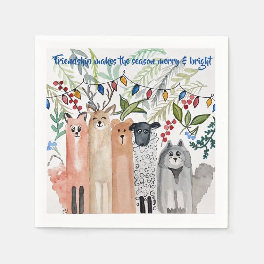 Serviettes en papier de vacances, Cocktail standar (Devant)