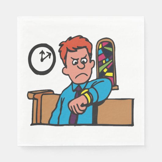 Serviettes En Papier D'Église (Devant)