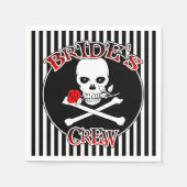 Serviettes en papier d'équipage de la mariée (Devant)