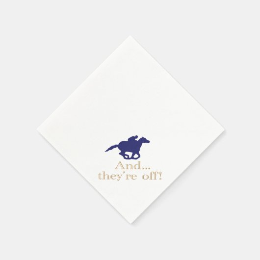 Serviettes en papier Derby Horse Racing (Coin)