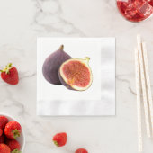 serviettes en papier design "Figs" (En situation)