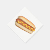Serviettes en papier design "Hot Dog" (Coin)