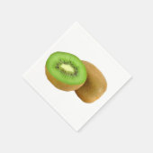 serviettes en papier design "Kiwi" (Coin)