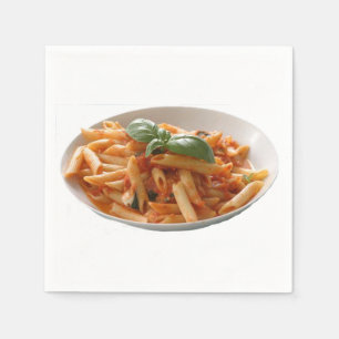 serviettes en papier design "Penne Pasta"
