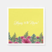 Serviettes en papier d'été Tropical (Devant)