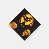 Serviettes en papier d'Halloween, crâne (Coin)