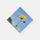 Serviettes en papier d'hélium jaune (Coin)