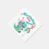 Serviettes en papier dinosaure pour fête d'anniver (Coin)