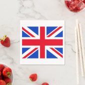 Serviettes en papier drapeau du Royaume-Uni pour f (En situation)