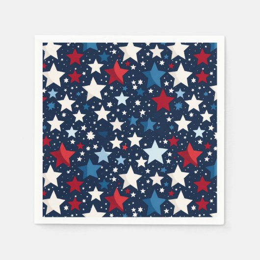 Serviettes en papier du 4 juillet (Devant)