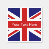 serviettes en papier du drapeau britannique | Desi (Devant)