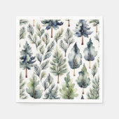 Serviettes en papier du sapin (Devant)