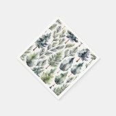 Serviettes en papier du sapin (Coin)